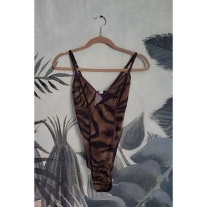Pleasure State Animal Print Bodysuit